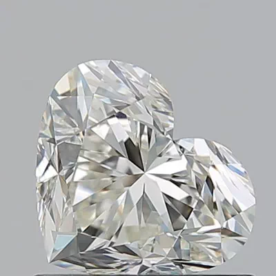 0.91ct K VVS2 Rare Carat Ideal Cut Heart Diamond