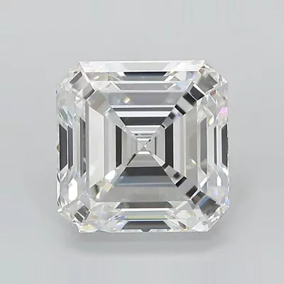 3.60ct E VVS2 Rare Carat Ideal Cut Asscher Lab Grown Diamond
