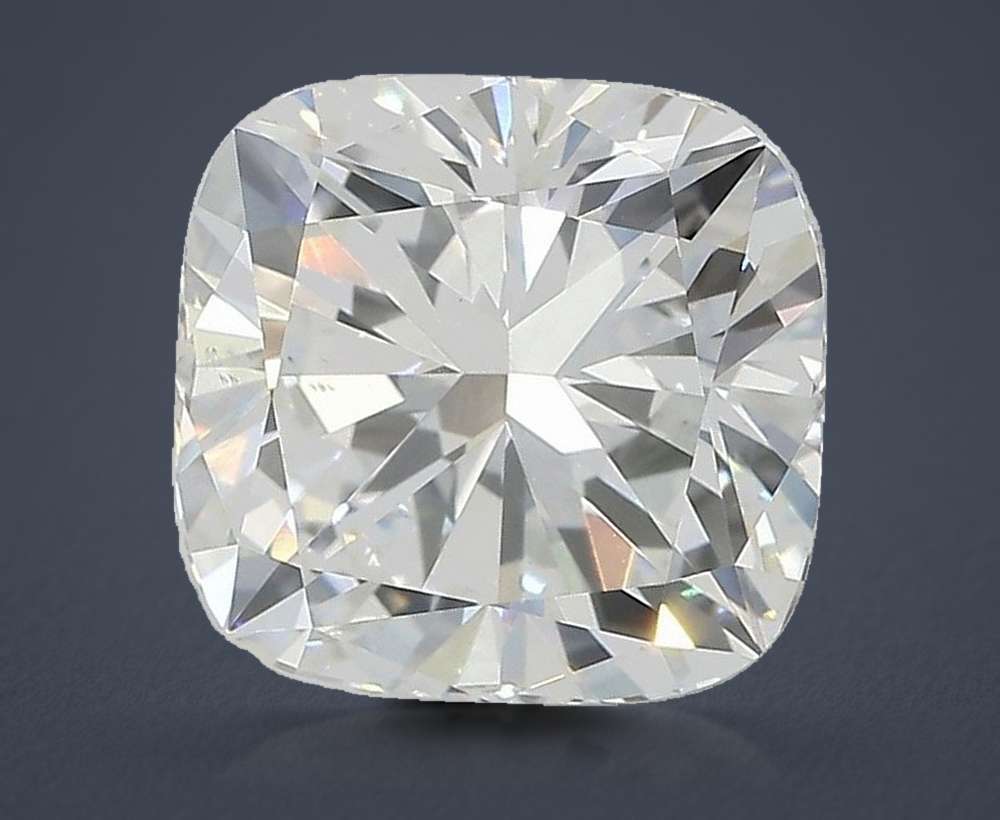 4.20ct E VS1 Rare Carat Ideal Cut Cushion Lab Grown Diamond