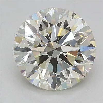 2.54ct J VS1 Excellent Cut Round Lab Grown Diamond
