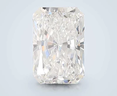 10.10ct F VVS2 Rare Carat Ideal Cut Radiant Lab Grown Diamond