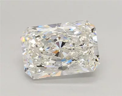 3.01ct F VVS2 Rare Carat Ideal Cut Radiant Lab Grown Diamond