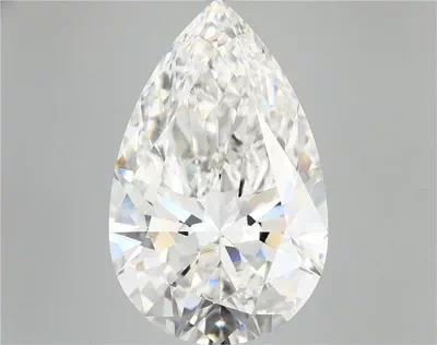 12.44ct F VVS2 Rare Carat Ideal Cut Pear Lab Grown Diamond