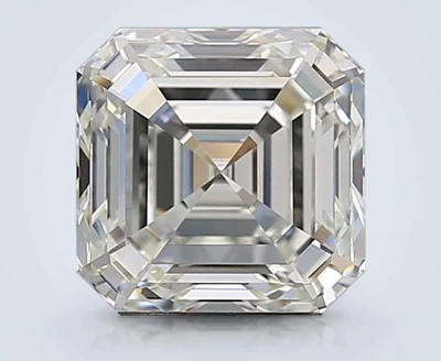 3.05ct J VVS1 Rare Carat Ideal Cut Asscher Diamond