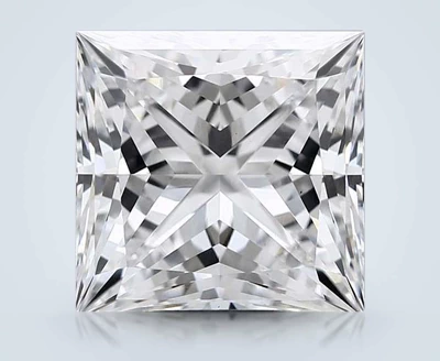 6.28ct F VS1 Rare Carat Ideal Cut Princess Lab Grown Diamond