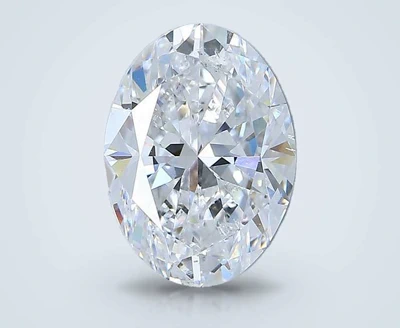 2.50ct D SI1 Rare Carat Ideal Cut Oval Diamond