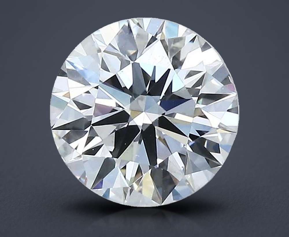 1.72ct F VS1 Rare Carat Ideal Cut Round Diamond