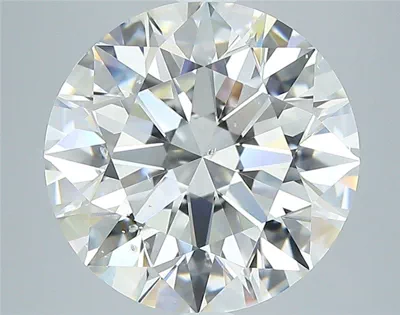 4.01ct J SI1 Rare Carat Ideal Cut Round Diamond