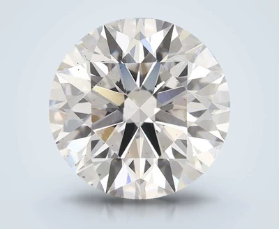 5.51ct F SI1 Rare Carat Ideal Cut Round Lab Grown Diamond