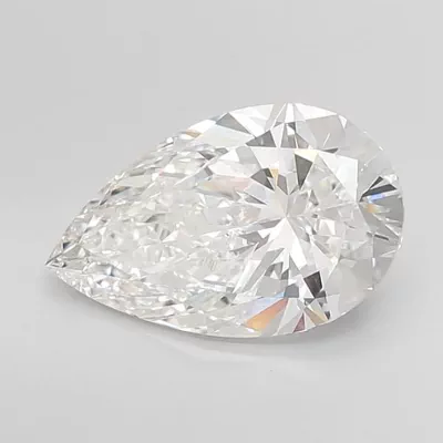 4.50ct E VS2 Very Good Cut Pear Lab Grown Diamond