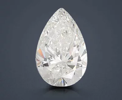 4.50ct E VS2 Very Good Cut Pear Lab Grown Diamond