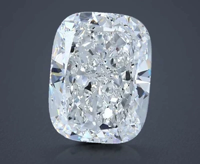 5.26ct F SI2 Very Good Cut Cushion Diamond