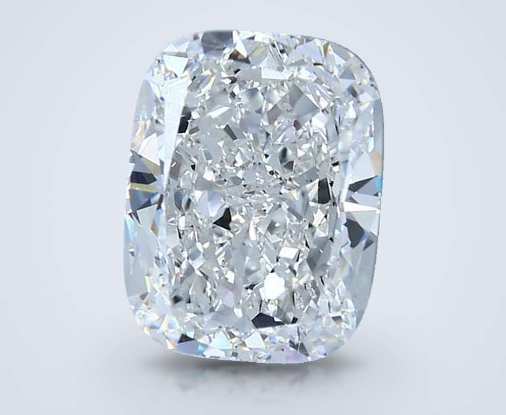5.26ct F SI2 Very Good Cut Cushion Diamond