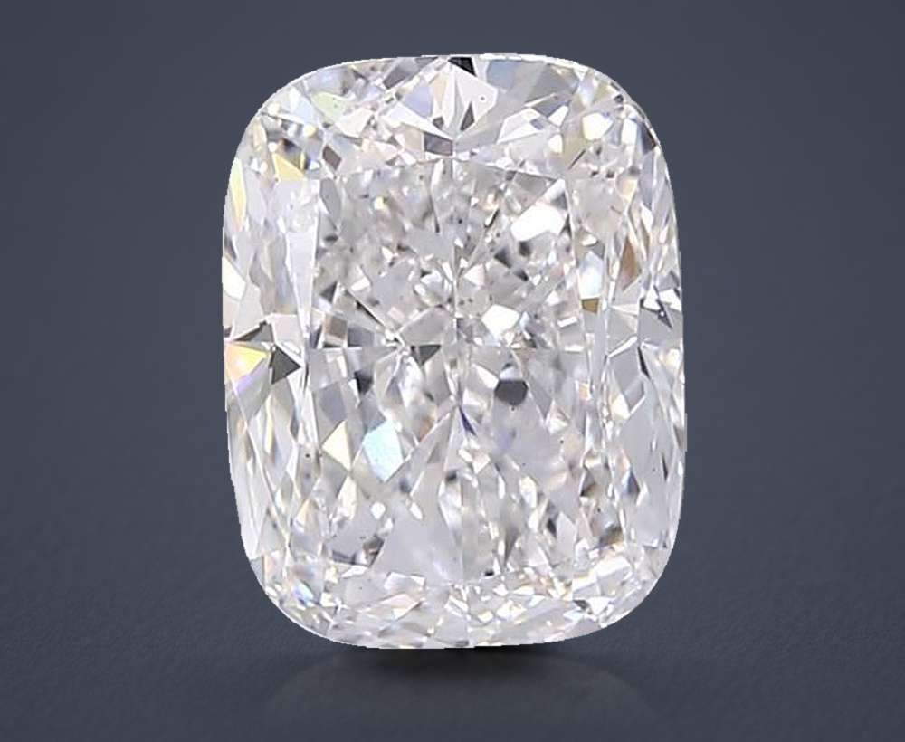 9.03ct E VS2 Rare Carat Ideal Cut Cushion Lab Grown Diamond