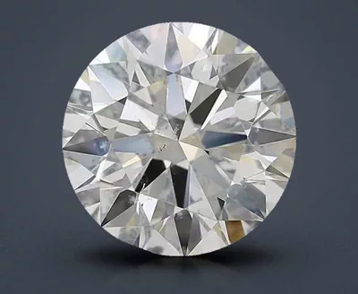 3.76ct J SI2 Rare Carat Ideal Cut Round Diamond