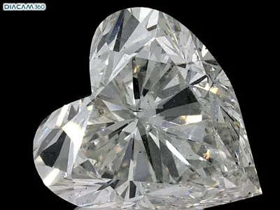 4.04ct I SI2 Very Good Cut Heart Diamond