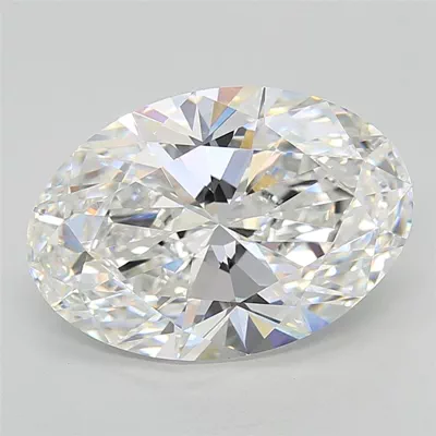 7.08ct D VVS2 Rare Carat Ideal Cut Oval Lab Grown Diamond