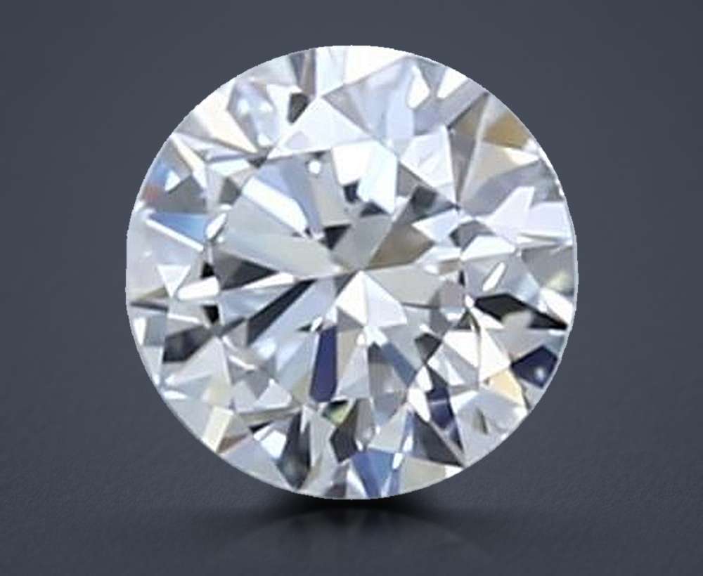 0.44ct F VVS2 Rare Carat Ideal Cut Round Diamond