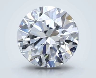 0.44ct F VVS2 Rare Carat Ideal Cut Round Diamond