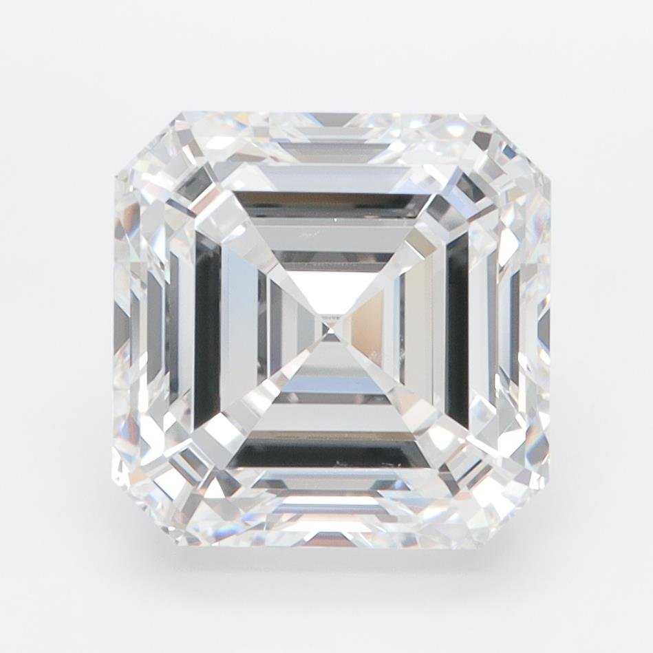 3.08ct D VVS2 Rare Carat Ideal Cut Asscher Lab Grown Diamond