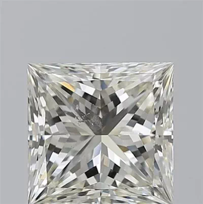 3.06ct I SI1 Rare Carat Ideal Cut Princess Diamond