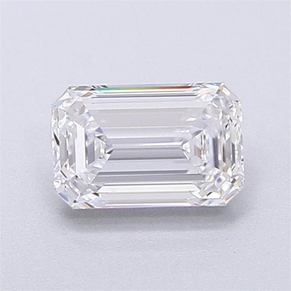 1.03ct D VVS2 Rare Carat Ideal Cut Emerald Lab Grown Diamond