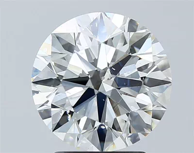 2.46ct H SI2 Rare Carat Ideal Cut Round Diamond