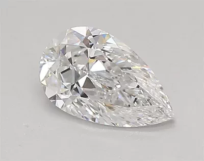0.63ct D VVS1 Rare Carat Ideal Cut Pear Lab Grown Diamond