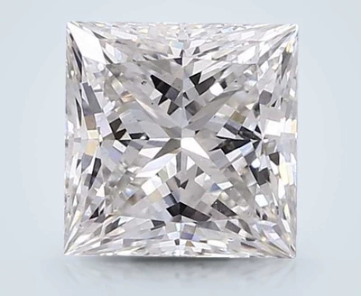 3.55ct H VS2 Rare Carat Ideal Cut Princess Lab Grown Diamond