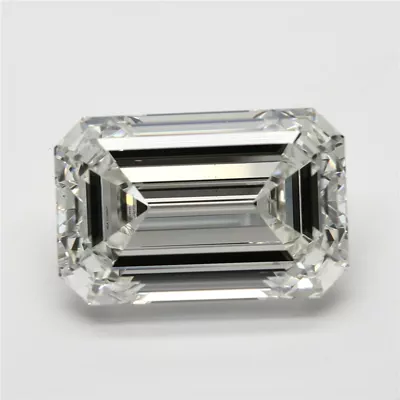 8.02ct K VS1 Rare Carat Ideal Cut Emerald Diamond