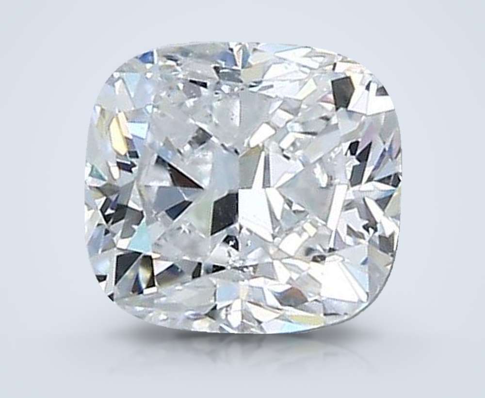 0.81ct D SI2 Very Good Cut Cushion Diamond