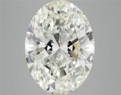 5.92ct H SI1 Rare Carat Ideal Cut Oval Lab Grown Diamond