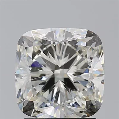 2.22ct K SI2 Rare Carat Ideal Cut Cushion Diamond