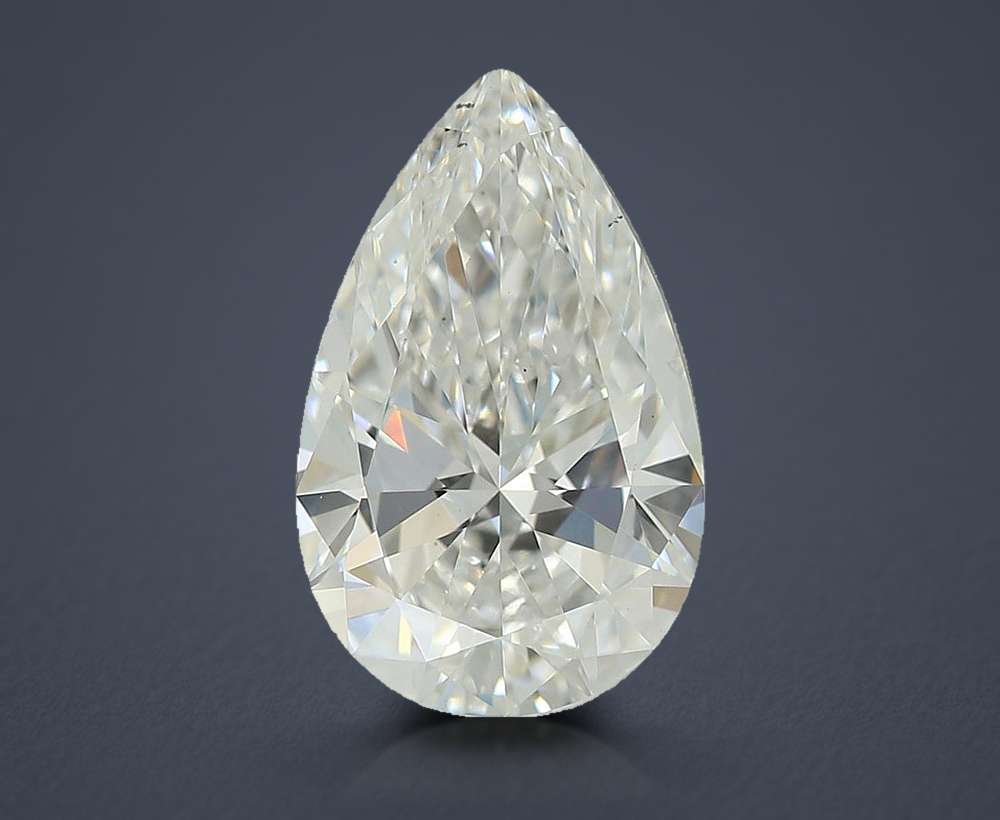 1.59ct E VS2 Very Good Cut Pear Lab Grown Diamond