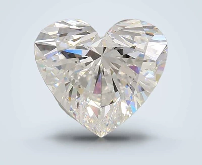 4.05ct E VVS2 Rare Carat Ideal Cut Heart Lab Grown Diamond