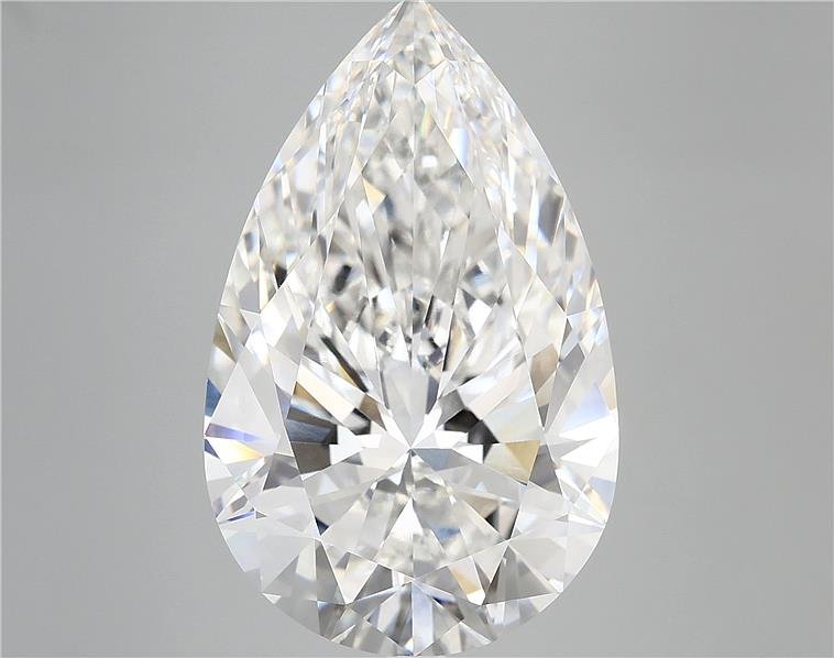 10.65ct E VVS2 Rare Carat Ideal Cut Pear Lab Grown Diamond