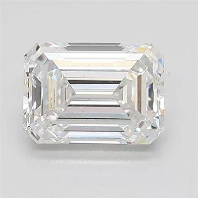 1.45ct E VS2 Rare Carat Ideal Cut Emerald Lab Grown Diamond