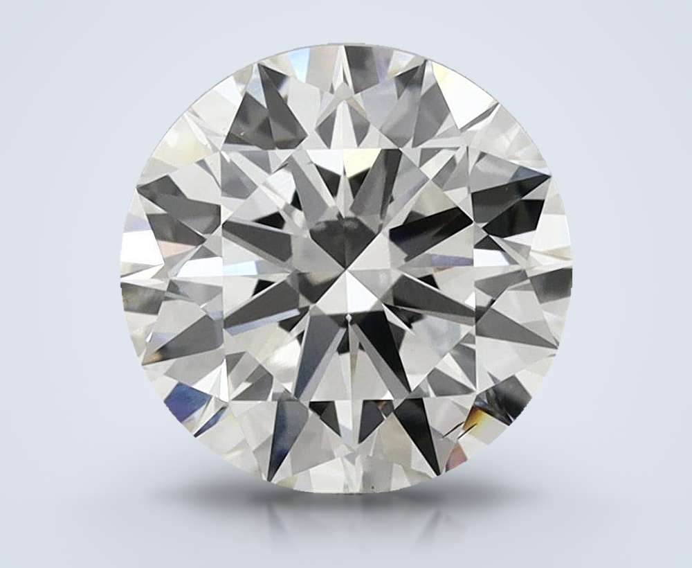 2.70ct H SI1 Excellent Cut Round Lab Grown Diamond