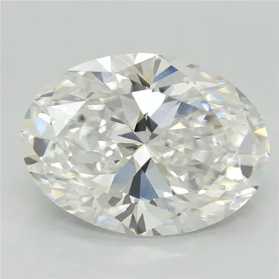 5.29ct E VVS2 Rare Carat Ideal Cut Oval Lab Grown Diamond