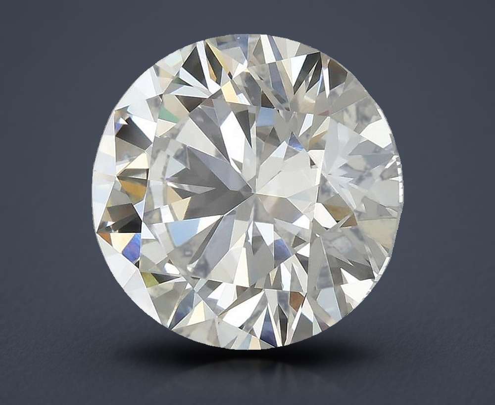 3.07ct H VS1 Rare Carat Ideal Cut Round Lab Grown Diamond
