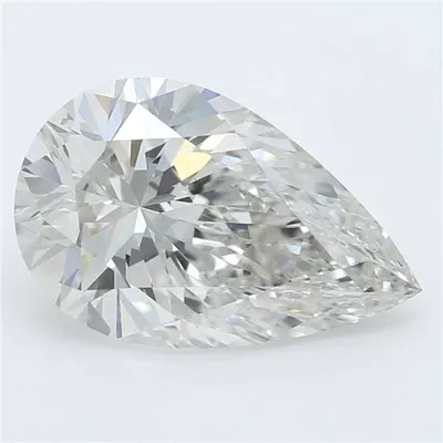 2.13ct H VVS2 Rare Carat Ideal Cut Pear Lab Grown Diamond