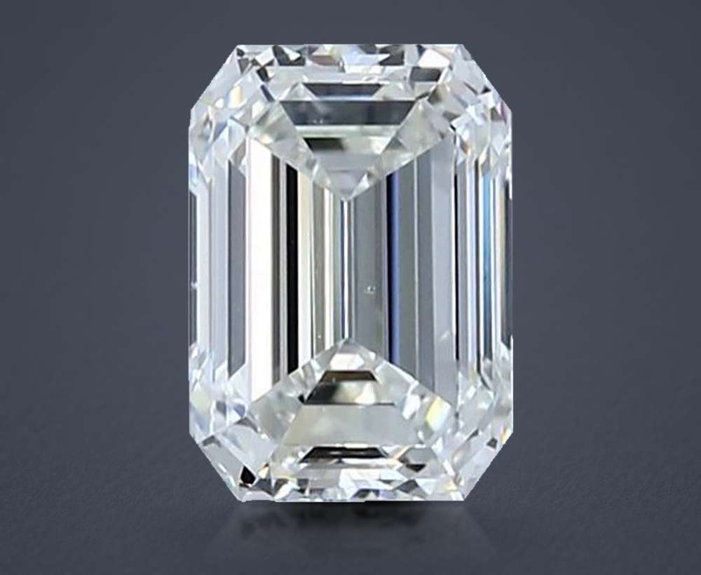 1.30ct I VS2 Rare Carat Ideal Cut Emerald Diamond