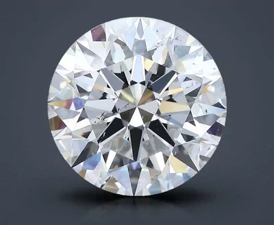 5.02ct F SI1 Rare Carat Ideal Cut Round Diamond