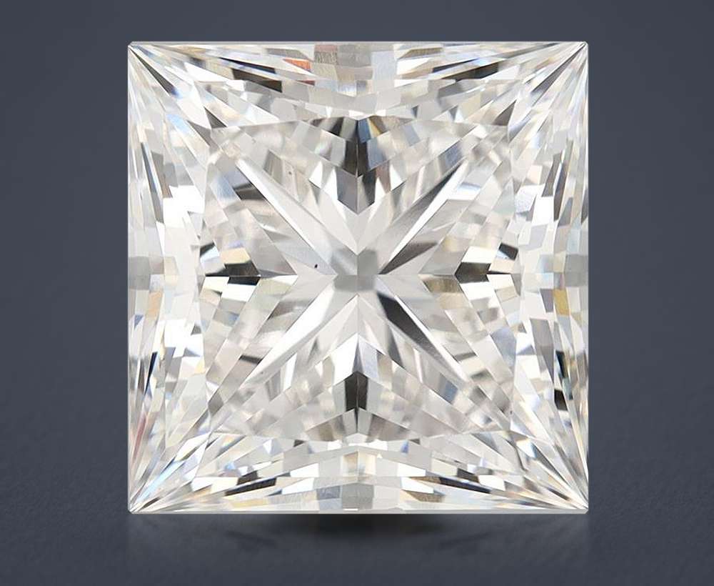 8.82ct F VS1 Rare Carat Ideal Cut Princess Lab Grown Diamond