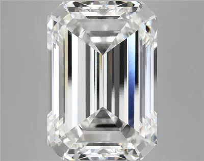 12.35ct F VS1 Rare Carat Ideal Cut Emerald Lab Grown Diamond