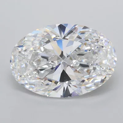2.68ct D VVS1 Rare Carat Ideal Cut Oval Lab Grown Diamond