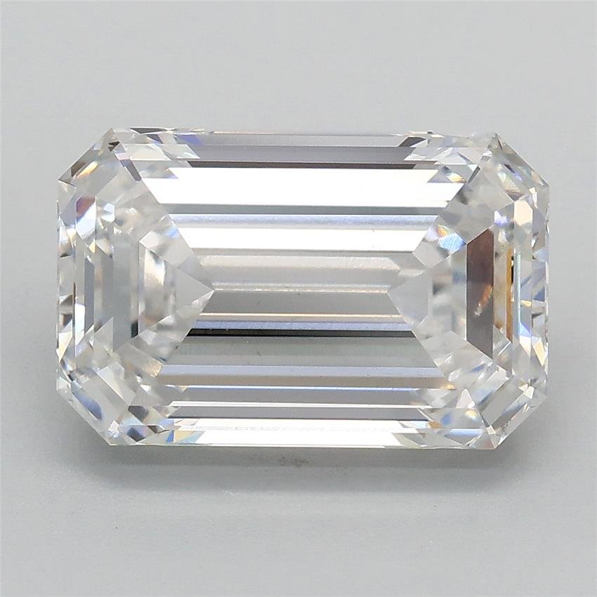 3.08ct E VS1 Rare Carat Ideal Cut Emerald Lab Grown Diamond