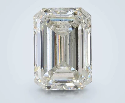 5.03ct G SI2 Very Good Cut Emerald Lab Grown Diamond