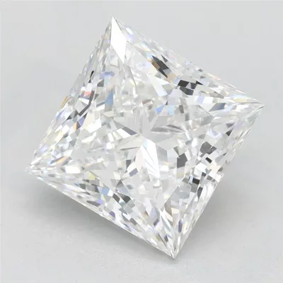 3.21ct E VVS2 Rare Carat Ideal Cut Princess Lab Grown Diamond