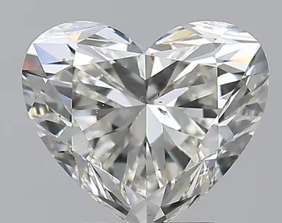 3.01ct J SI1 Rare Carat Ideal Cut Heart Diamond